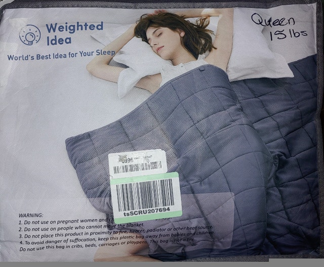 Weighted Idea Cooling Weighted Blanket Queen 60"x80" 15lbs - photo 3
