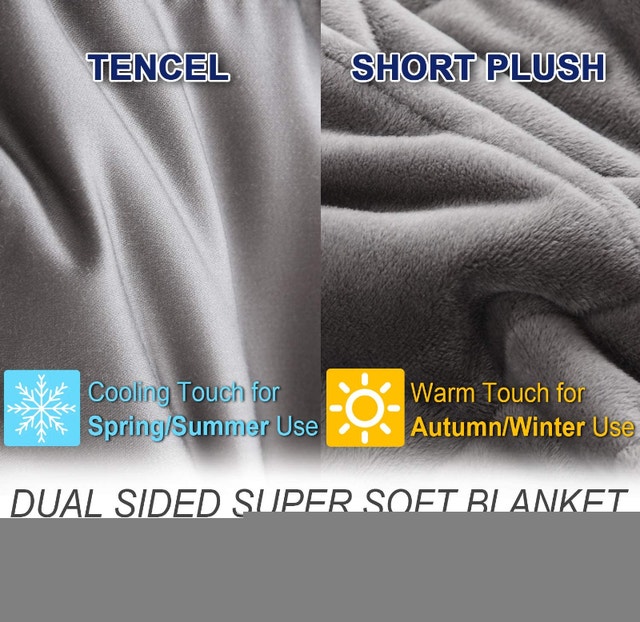 OMYSTYLE Weighted Blanket 25lbs, 60"x80", Reversible - photo 5