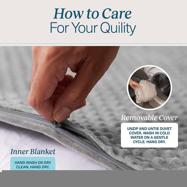 NEW Quility Premium Weighted Blanket Cotton Cover, 60"x80", 20lb - photo 3