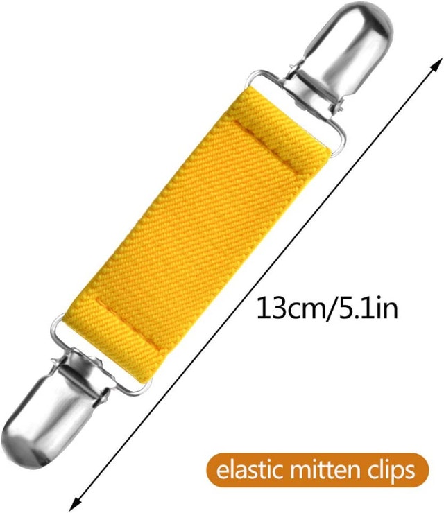 NEW Winter Elastic Mitten/Glove Clips - Variety of Colours - photo 3
