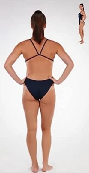 NEW TYR Sport Women's Solid Black Diamondback Swimsuit XXL (38) - photo 2