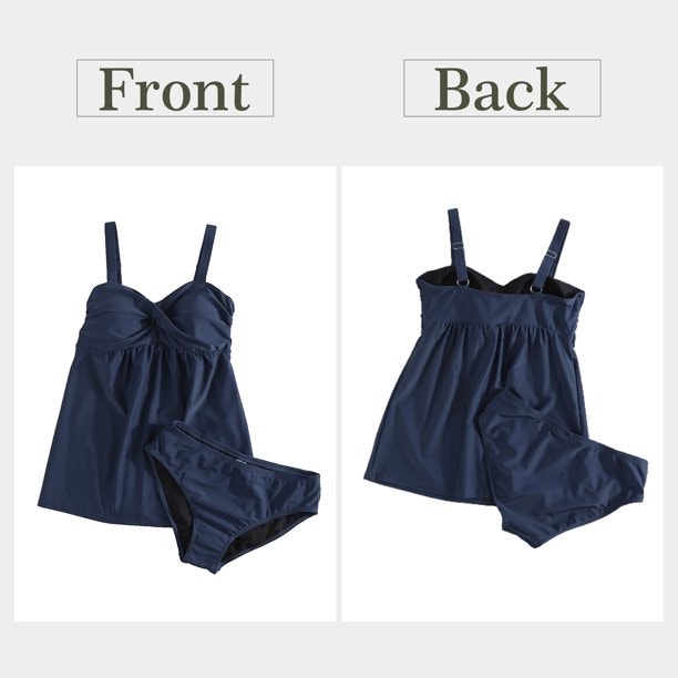 NEW Blue XL Women's Tankini Swimsuit