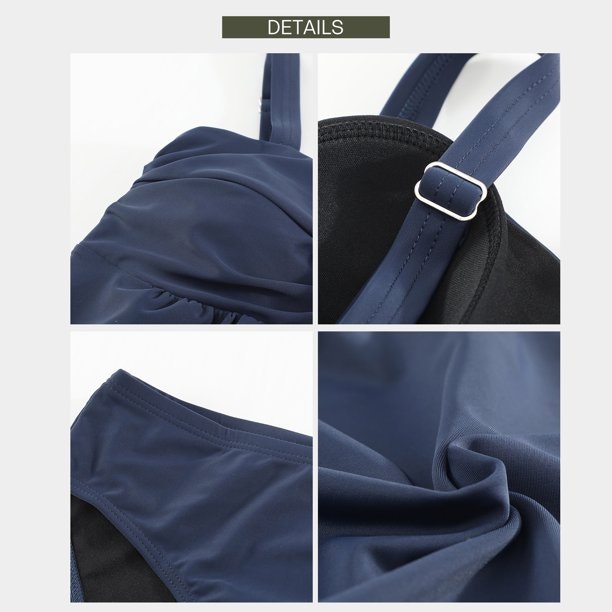 NEW Blue XL Women's Tankini Swimsuit - photo 2