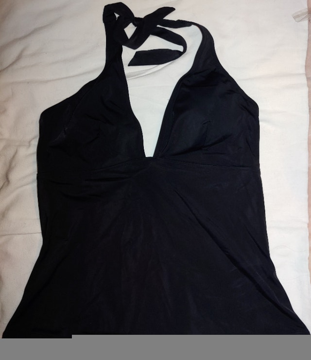 NEW XXL Black Amazon Essentials Tankini Swim Top - photo 5