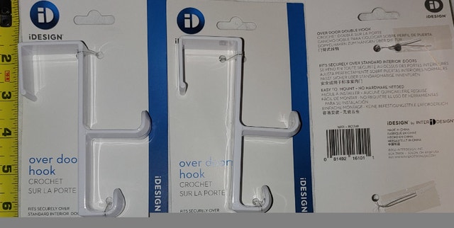 NEW iDesign Over The Door Organizer Hook - White - photo 4