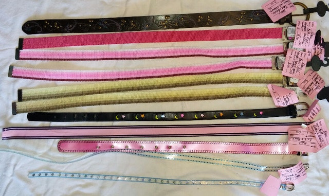 Girls Belts - Variety - NEW with Tags