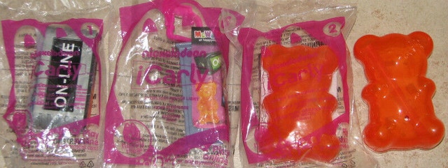 5 x iCarly Toy Figures