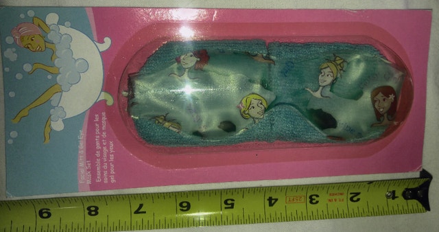 3 NEW Kids Girls Facial Mitt & Gel Eye Mask Sets - photo 2