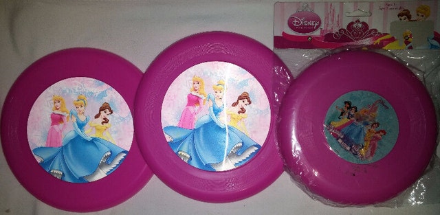 Pink Princess Flying Discs / Frisbee's - NEW