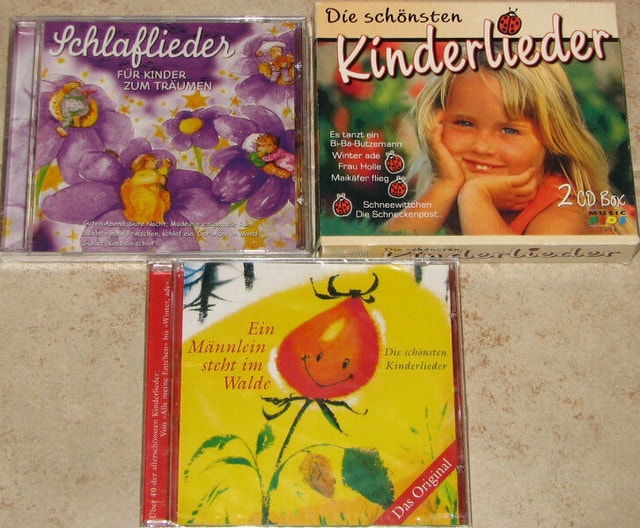 Qty 4 x German Children's Music CDs