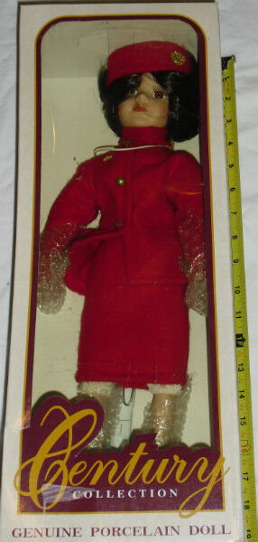 2x Century Collection Genuine Porcelain Dolls - NEW in Box - photo 3