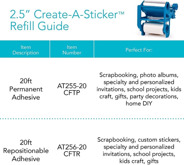 Xyron Repositionable Adhesive Refill for Create-A-Sticker Mini - photo 2