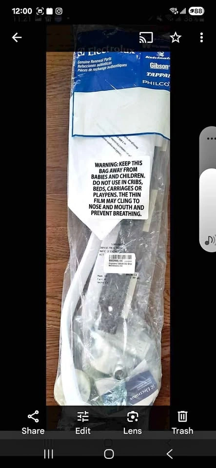 Frigidaire Dryer Maintenance Kit - Brand New