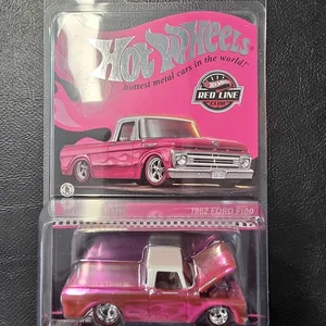 2023 Hot Wheels RLC 1962 Ford F100 Pink Pickup Truck