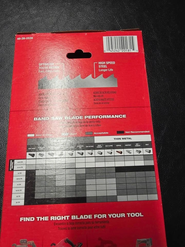 35-3/8 in. 24 TPI Compact BiMetal Band Saw Blade (3-Pack) - photo 4