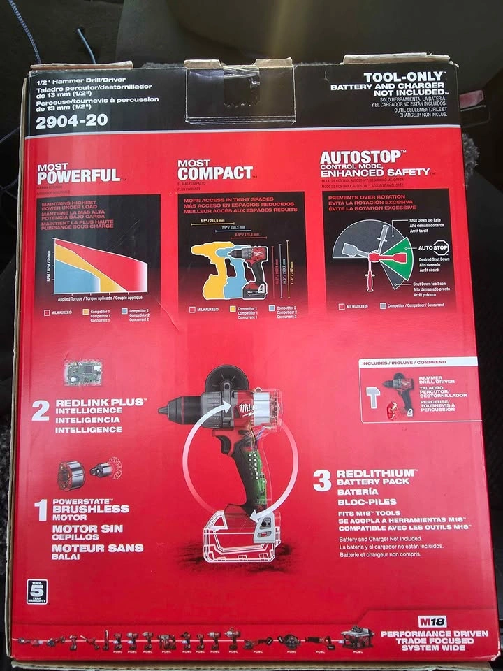 Milwaukee M18 Hammer Drill New - photo 2