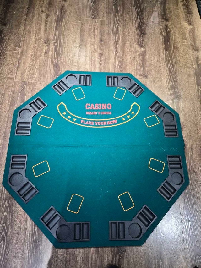Poker Table Top Portable with Carrying Case - photo 3