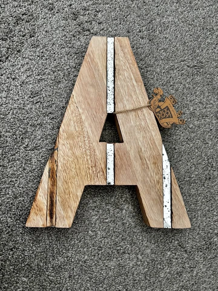 Decorative "A" Sign