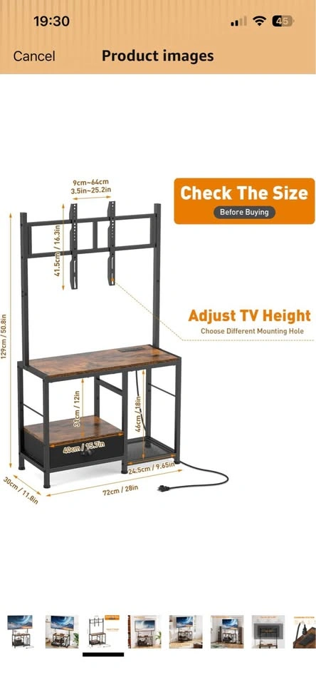 TV Stand with Drawer - photo 5
