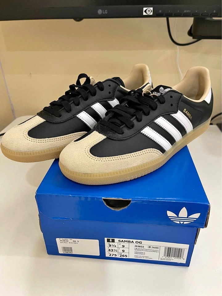Adidas Samba OG Black White Gum US Men 9.5