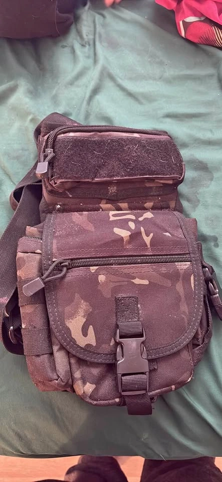 Tactical Camouflage Drop Leg Bag