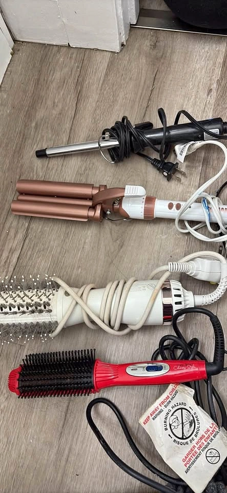 Hair Styling Tool Bundle - Waver, Curling Wand, and Brushes