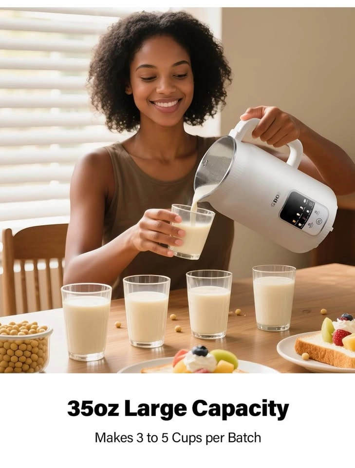 35oz Nut Milk Maker - 9-in-1 Automatic Plant Milk Machine - photo 2