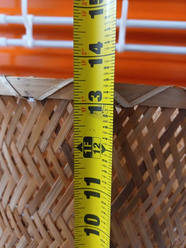 Woven bamboo basket - photo 3