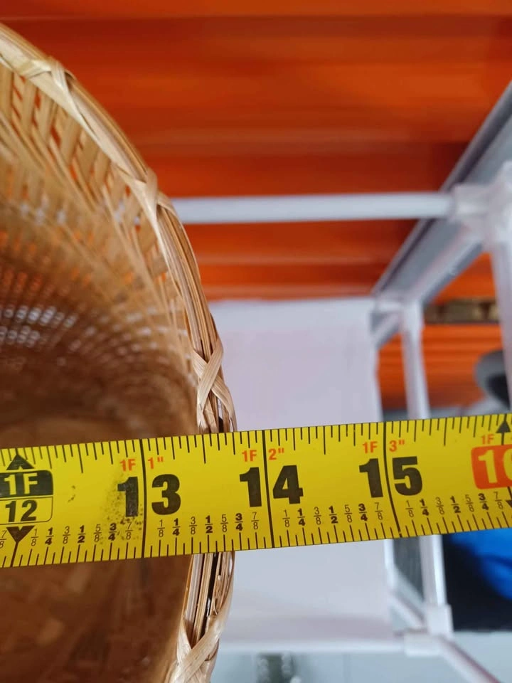 Woven bamboo basket - photo 4