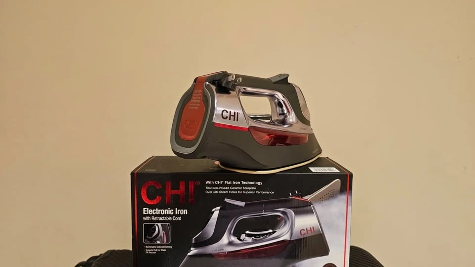 CHI Electronic Clothing Iron with Retractable Cord (Factory Serv - photo 3