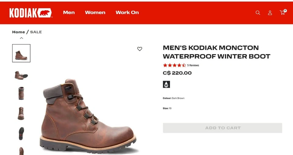 Kodiak Moncton Waterproof Men's Boot - photo 3