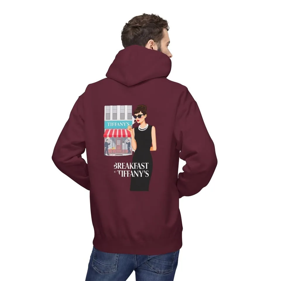 Breakfast at Tiffany's Fleece Hoodie image indicator(6)