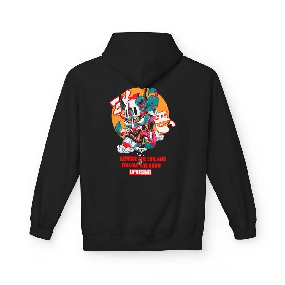 Rebellious Vintage Graphic Hoodie, Soft Fleece Sweatshirt image indicator(3)