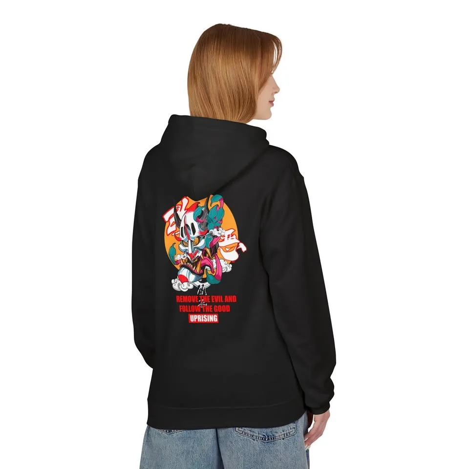 Rebellious Vintage Graphic Hoodie, Soft Fleece Sweatshirt image indicator(5)