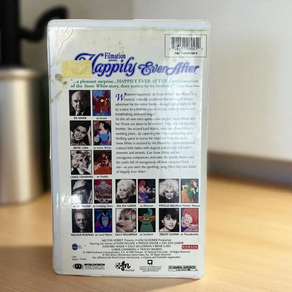 Happily Ever After VHS Tape image indicator(3)