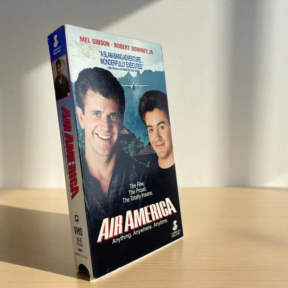 Air America 1990 Mel Gibson Roger Spottiswoode VHS Tape image indicator(2)