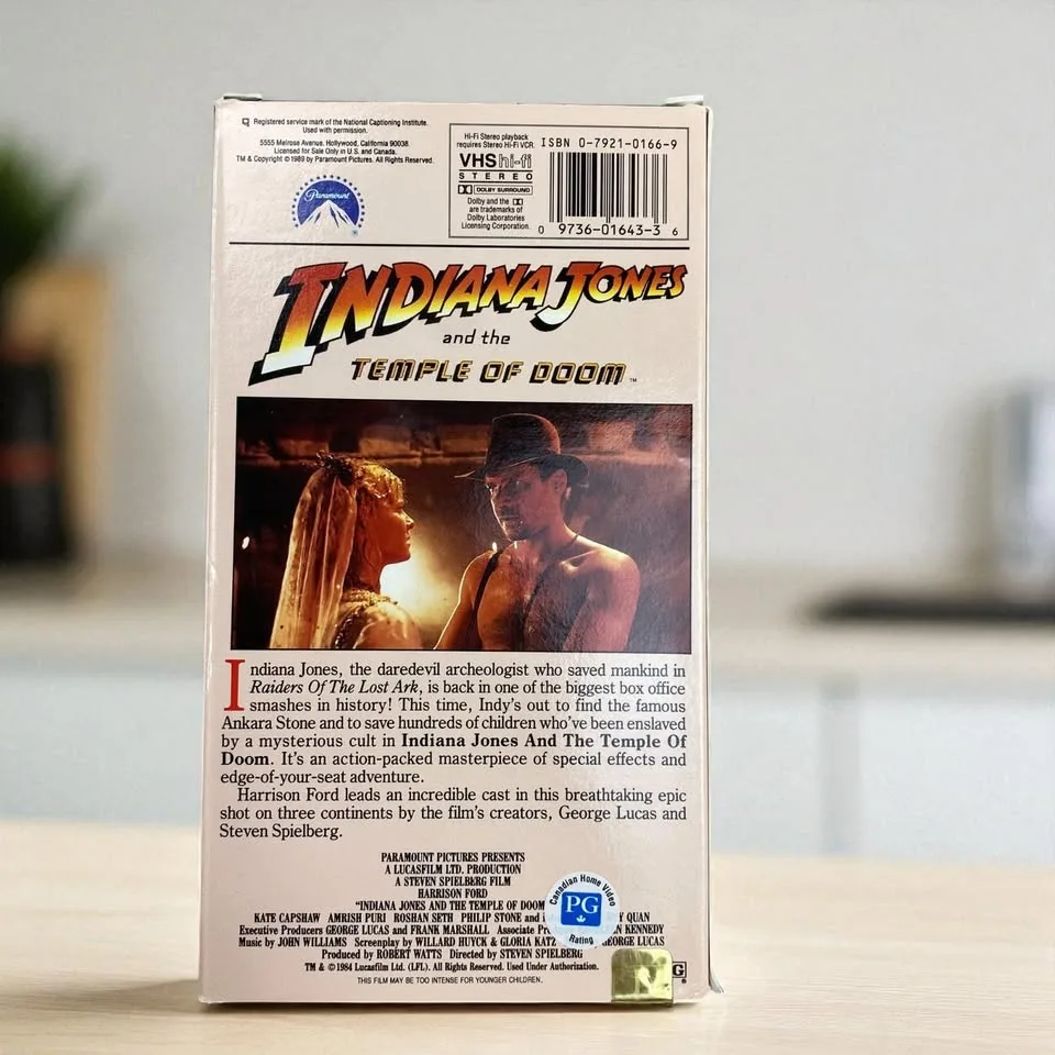 Indiana Jones Temple of Doom VHS image indicator(3)
