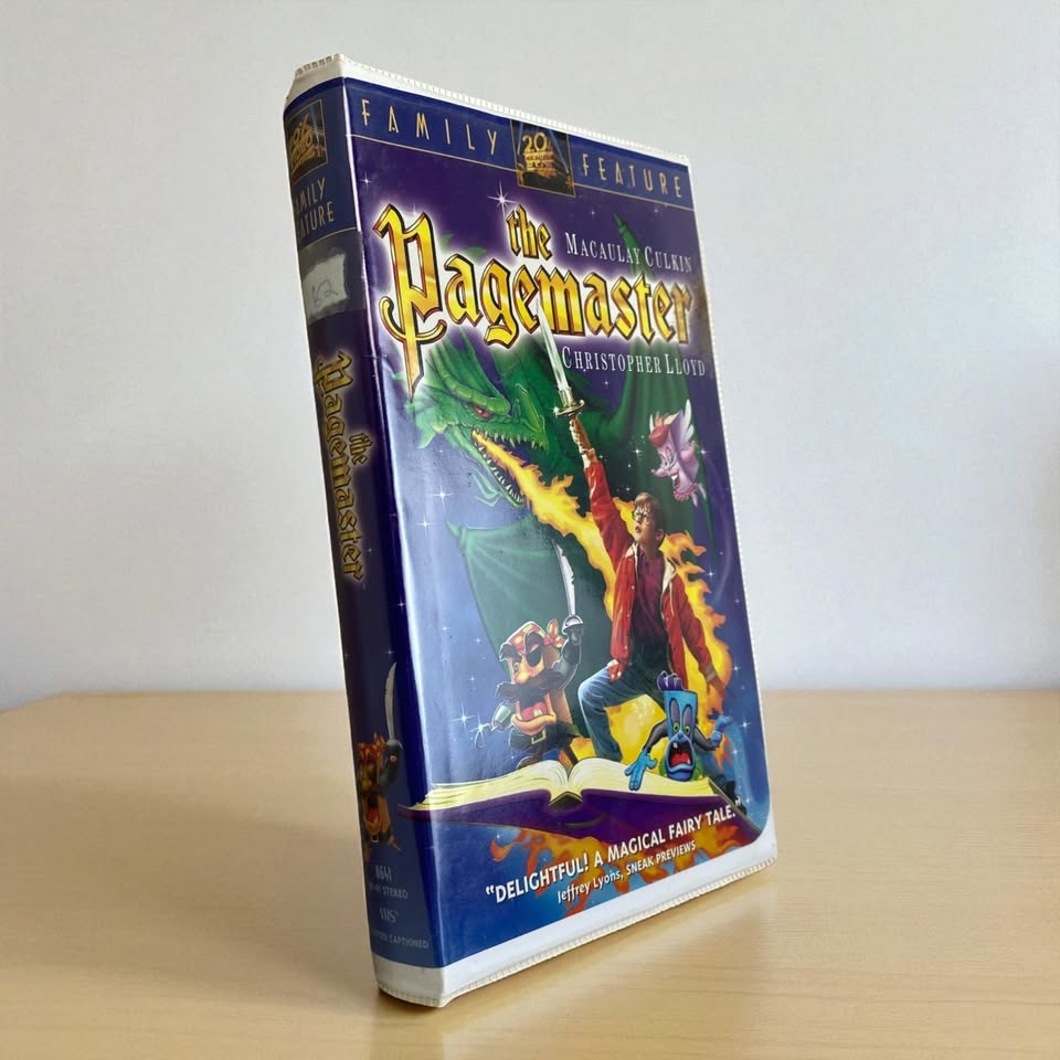 The Pagemaster 1994 Macaulay Culkin Joe Johnston VHS Tape - photo 2