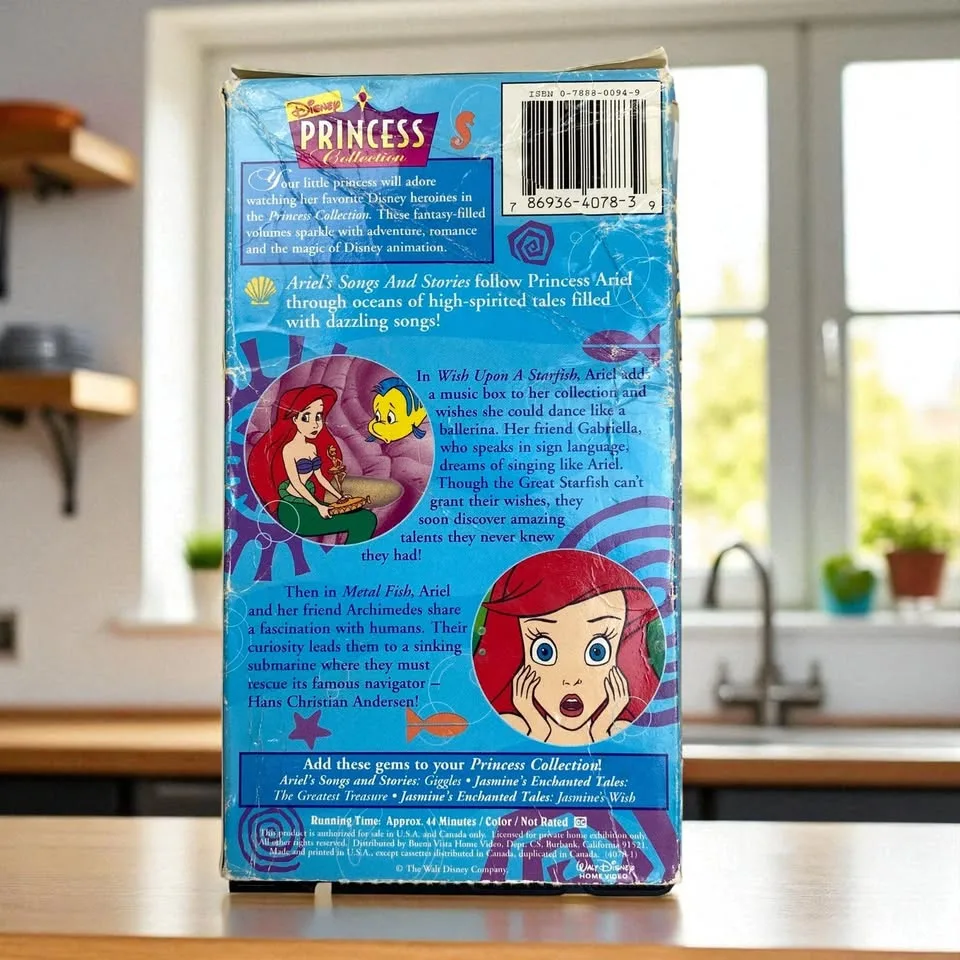 Ariel's Wish Upon a Starfish VHS 1994 image indicator(5)