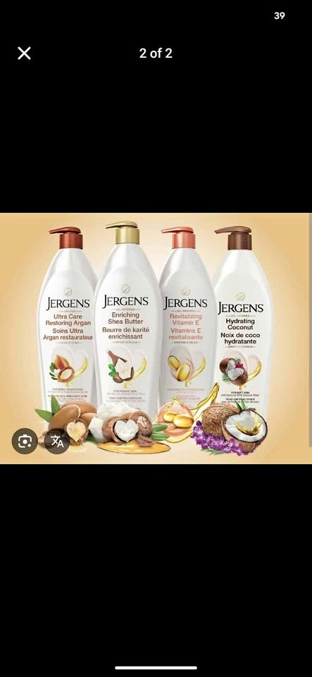 Jergens Body Lotions - Brand New