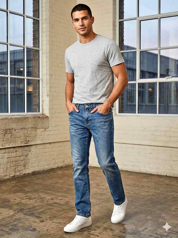 GUESS Men's Medium  Tapered Slim Jeans 34x32
