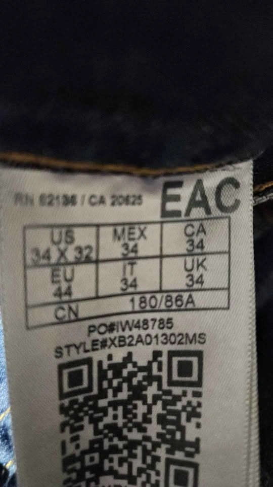GUESS Men's Medium  Tapered Slim Jeans 34x32 - photo 4