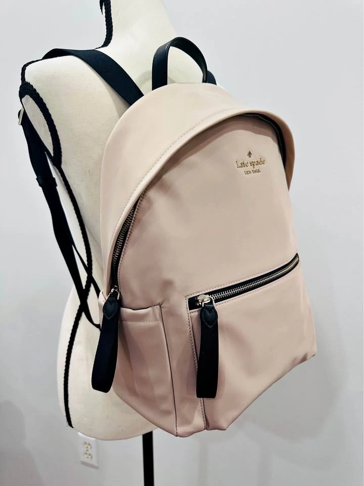 Kate Spade Chelsea Blush Pink Nylon Backpack NWOT