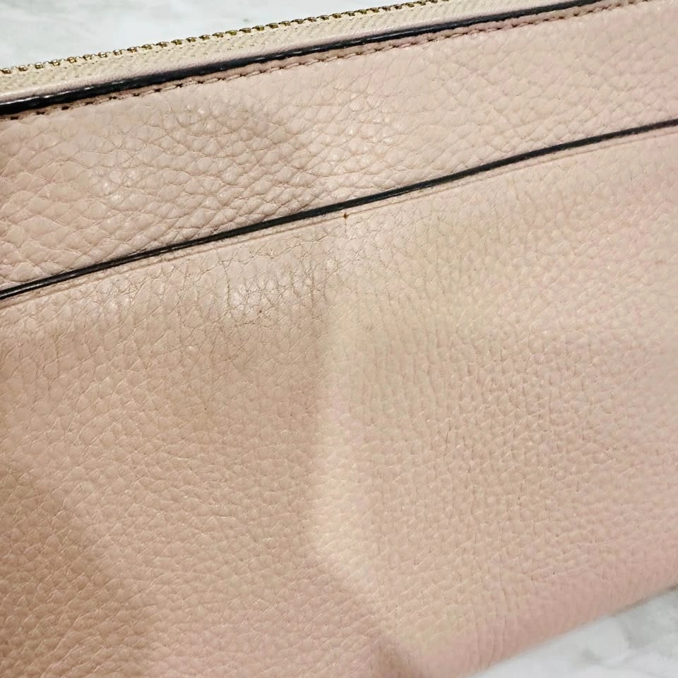 Tory Burch Blush Pink Leather Crossbody Bag Gold Hardware EUC - photo 4