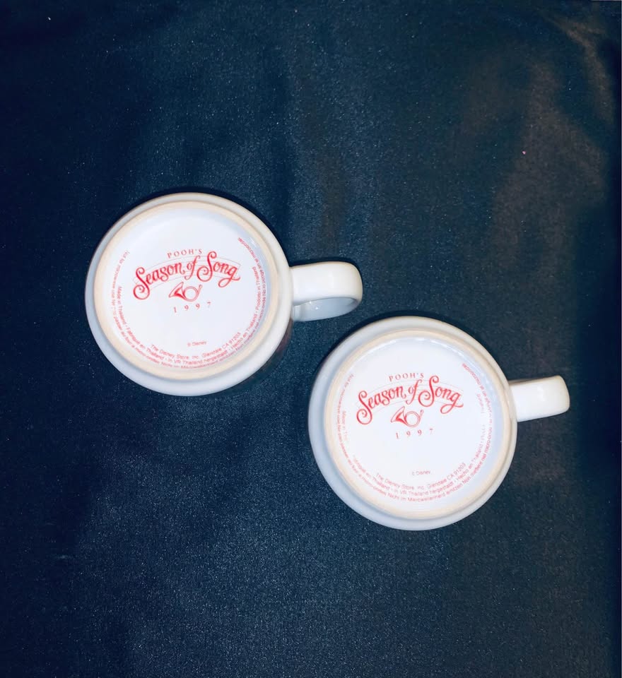 Vintage Disney Pooh's Christmas Mug Set of 2 - photo 5