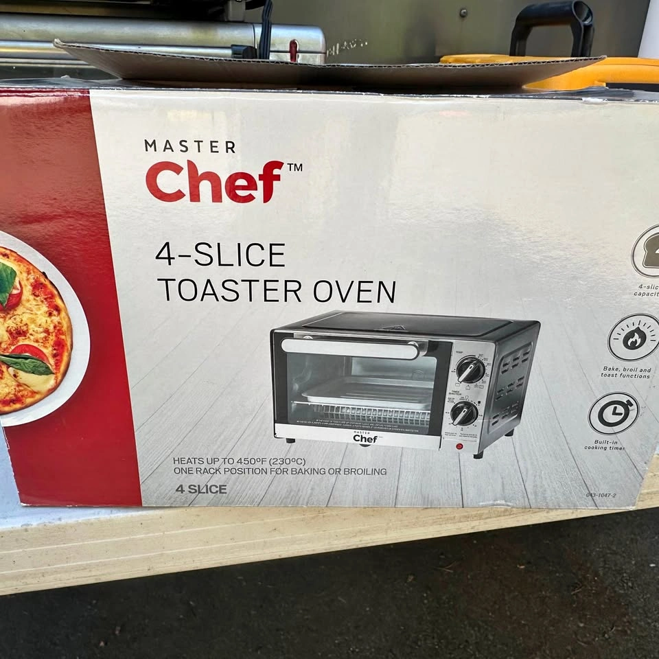 Master Chef 4 slice toaster oven