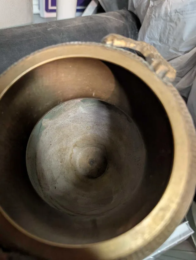 Antique Brass Vase Urn image indicator(5)