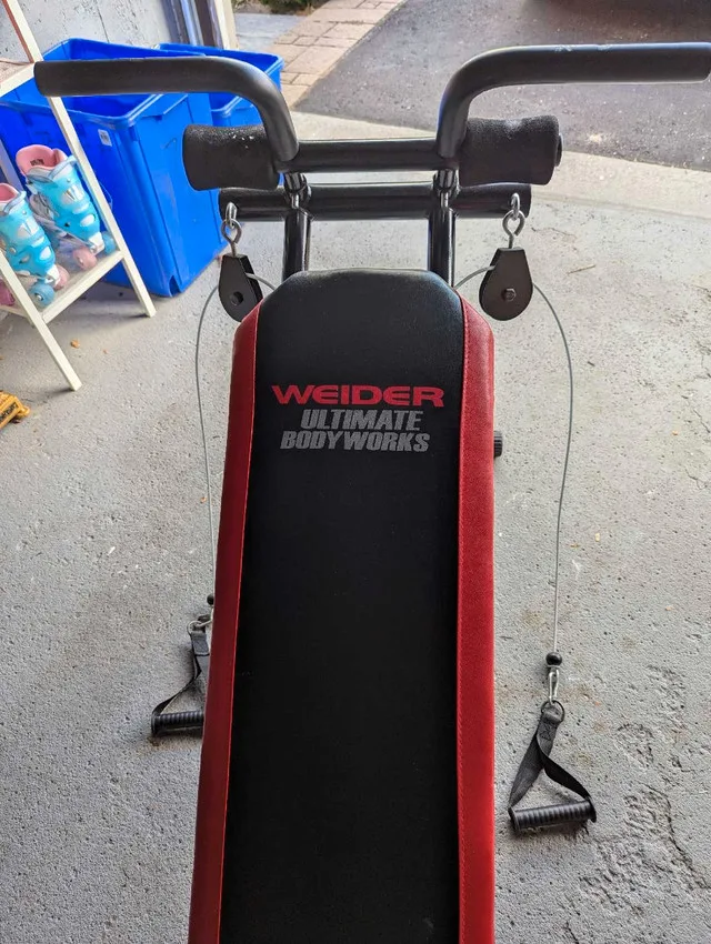 WEIDER ULTIMATE BODYWORKS HOME GYM. COMES WITH BOX image indicator(2)