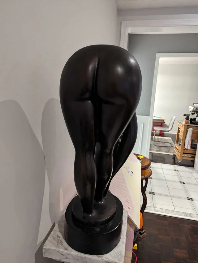 NOMI FARAN BRONZE GYMNAST STATUE SCULPTURE image indicator(3)