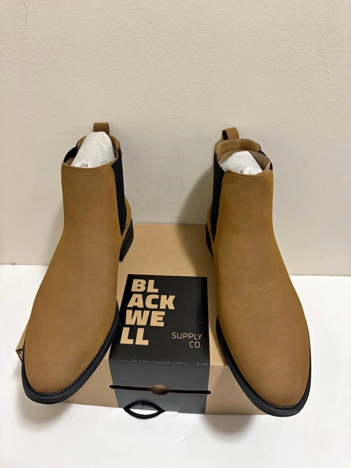 New Men Chelsea Boots Size 9 US Blackwell Brand Firm Price